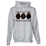 No Evil, No Fun Hooded Sweatshirt