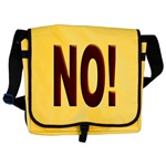 No, Nein, Non, Nyet, Nope Messenger Bag