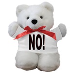 No, Nein, Non, Nyet, Nope Teddy Bear