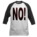 No, Nein, Non, Nyet, Nope Baseball Jersey