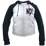 No, Nein, Non, Nyet, Nope Women's Raglan Hoodie