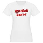 Procrastinate Tomorrow Jr. Jersey T-Shirt