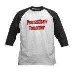 Procrastinate Tomorrow Kids Baseball Jersey