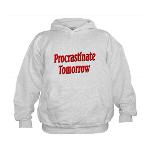 Procrastinate Tomorrow Kids Hoodie