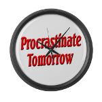 Why bother doing anything today that you can put off until tomorrow, including putting off anything that you can put off until tomorrow