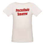 Procrastinate Tomorrow Organic Baby T-Shirt
