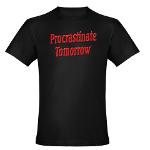 Procrastinate Tomorrow Organic Men's Fitted T-Shir