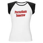 Procrastinate Tomorrow Women's Cap Sleeve T-Shirt