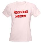 Why bother doing anything today that you can put off until tomorrow, including putting off anything that you can put off until tomorrow