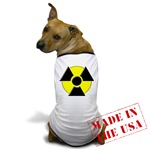 3D Radioactive Symbol Dog T-Shirt