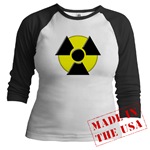 3D Radioactive Symbol Jr. Raglan