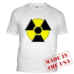 3D Radioactive Symbol Fitted T-Shirt