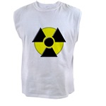 3D Radioactive Symbol Men's Muscle Tee