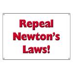 Repeal Newton's Laws Banner