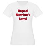 Repeal Newton's Laws Jr. Jersey T-Shirt