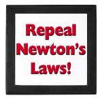 Repeal Newton's Laws Keepsake Box