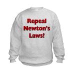 Repeal Newton's Laws Kids Sweatshirt