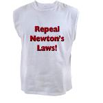 Repeal Newton's Laws Men's Sleeveless Tee