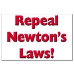 Repeal Newton's Laws Mini Poster Print