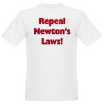 Repeal Newton's Laws Organic Men's T-Shirt