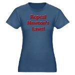 Repeal Newton's Laws Organic Women's Fitted T-Shir