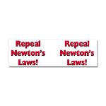Repeal Newton's Laws Sticker (Bumper)