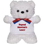 Repeal Newton's Laws Teddy Bear