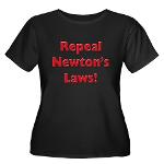 Repeal Newton's Laws Women's Plus Size Scoop Neck