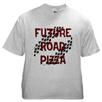 Future Road Pizza Ash Grey T-Shirt