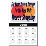 Shopping Therapy Calendar Print