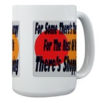 Shopping Therapy Large Coffee Mug