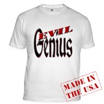 Evil Genius Fitted T-Shirt