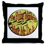 Flying Monkeys Throw Pillow