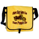 Bikers Have More Fun Messenger Bag