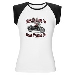 Bikers Have More Fun Women's Cap Sleeve T-Shirt