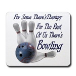 Bowling Therapy Mousepad 