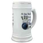 Bowling Therapy Beer Stein