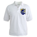 Chargers Bolt Shield Golf Shirt