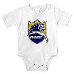 Chargers Bolt Shield Infant Bodysuit