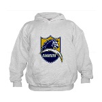 Chargers Bolt Shield Kids Hoodie