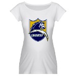 Chargers Bolt Shield Maternity T-Shirt