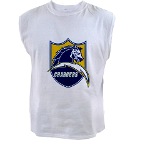 Chargers Bolt Shield Men's Sleeveless Tee