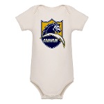 Chargers Bolt Shield Organic Baby Bodysuit