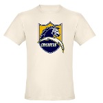 Chargers Bolt Shield Organic Cotton Tee