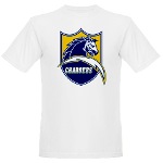 Chargers Bolt Shield Organic Men's T-Shirt