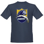 Chargers Bolt Shield Organic Men's T-Shirt (dark)