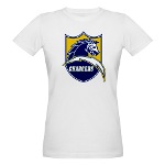 Chargers Bolt Shield Organic Women's T-Shirt