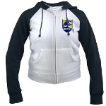 Chargers Bolt Shield Women's Raglan Hoodie