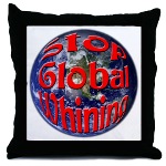 Stop Global Whining Throw Pillow