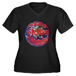 Stop Global Whining Women's Plus Size V-Neck